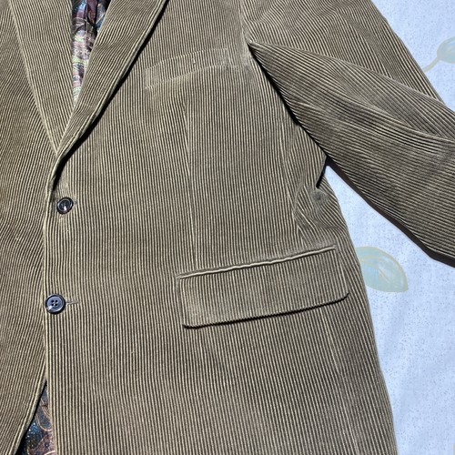 Polo Ralph Lauren Sport Coat Blazer 46L Mens Corduroy Brown 100% Cotton - Picture 3 of 13