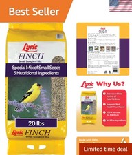 Finch - Small Songbird Wild Bird Seed for Outside Feeders, Attracts Goldfinch...
