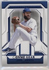 2025 Panini National Treasures Game Gear Swatches Blue 37/49 Jake Arrieta 2y0