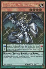 YuGiOh Lüster-Pendel, der Drachobezwinger PGL3-DE055 Gold Rare Poor 1st