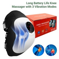 Portable Knee Massager Adjustable Heat and Vibration for Sore Joints and Muscles