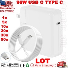 LOT 96W USB C AC Adapter Charger For MacBook Pro 16" Air 13"A2337 M1,A2166,A1932