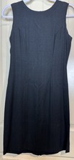 Stephanie Andrews black career office professional work dress sz 4 classic