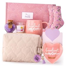 Mom Birthday Gifts for Mom from Daughter Son - Funny Christmas Pink-Mom Set