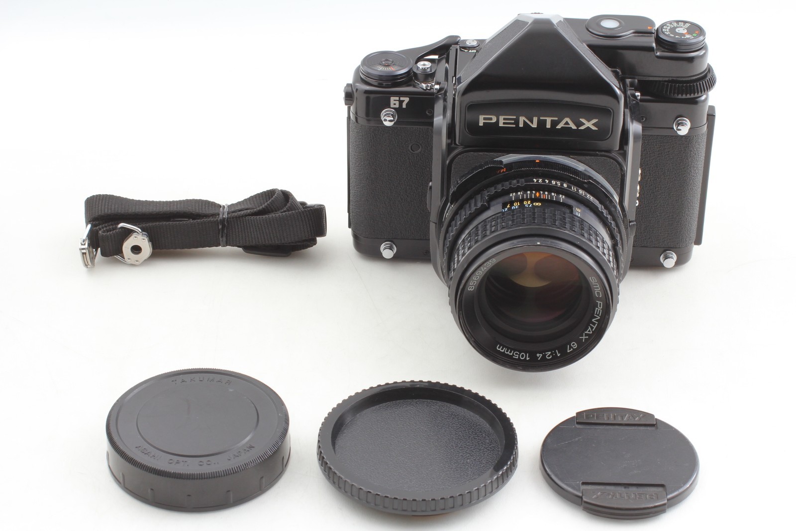 [N MINT] LATE Pentax 67 6x7 Film Camera TTL Finder 105mm f/2.4 Lens From JAPAN