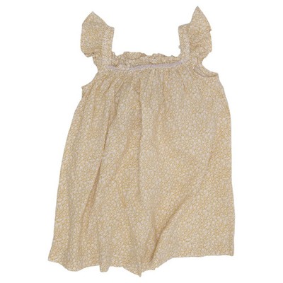 Lindex Kids, Kleid, Größe: 86, Gelb/Weiß, Blumen, Mädchen #e2Z