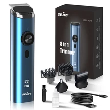 SEJOY Professional Hair Clipper Men's Electric Razor Beard Trimmer Grooming Kit