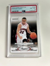 2009 Panini Prestige Stephen Curry #230 Rookie Card PSA 8. rookie card picture