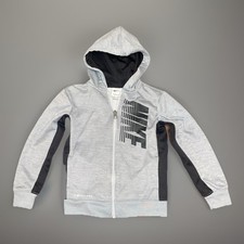 Nike Dri-Fit Boys Zip-Up Hooded Jacket Size 6 5-6yrs 