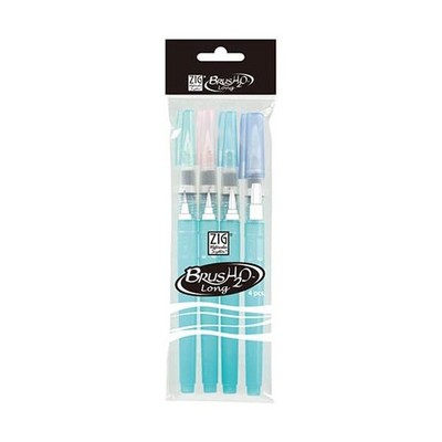 Kuretake Zig Brush H20 Wasserpinsel Set - lang WSBR-L/4V
