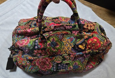 Vera Bradley Grand Traveler Weekender In Retired Symphony In Hue Large Travel