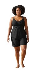 Hanna Nikole Plus Size Women Tankini Set Tummy Control and High Waist UK26