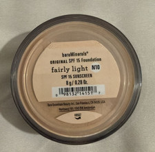 bareMinerals Original SPF 15 Foundation Fairly Light N10 Loose Powder NEW sealed