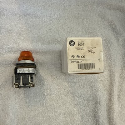 Allen Bradley 800T-Q24 Series T Orange Pilot Light 24Vac/Dc Type 4,13