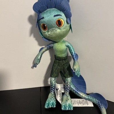 Disney Store Authentic Disney Pixar Luca 2021 Green Sea Monster Soft Plush Doll