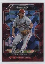2022 Panini Prizm Draft Picks Burgundy Cracked Ice 11/23 Dylan Ray #PDP108 3wu