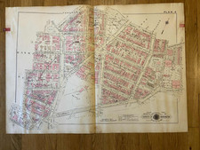 Detailed large plat map. Adams Morgan Area (PLAN 6) Washington D.C.  1945