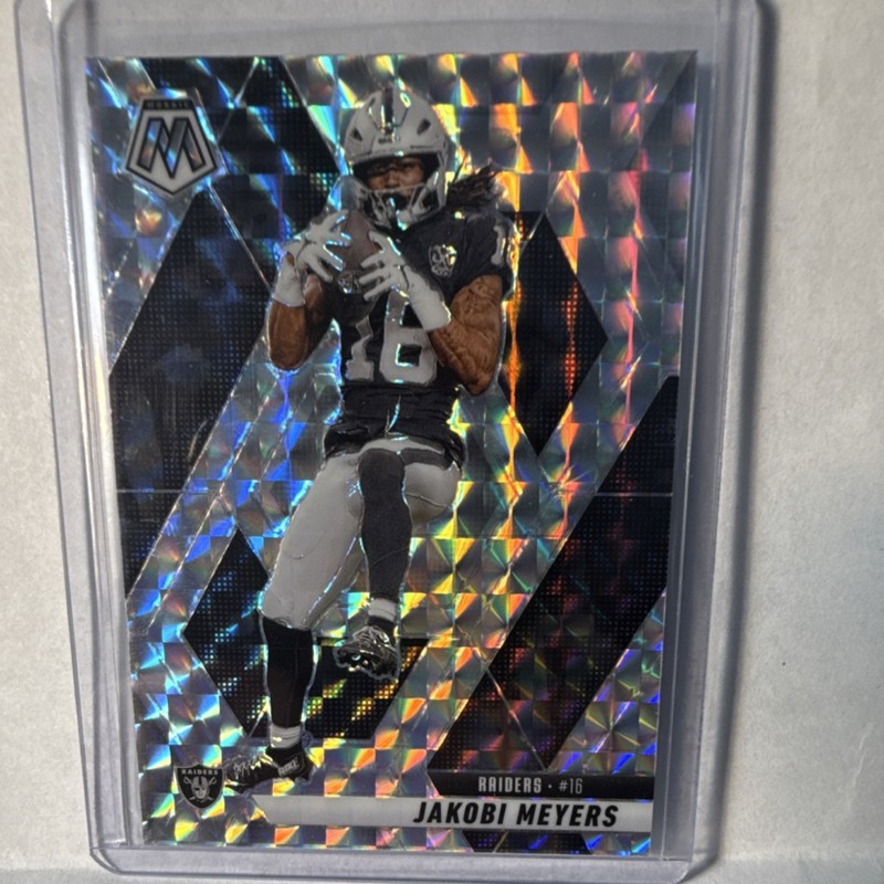 2025 Panini Mosaic Prizm Jakobi Meyers Las Vegas Raiders NFL Football Card #62