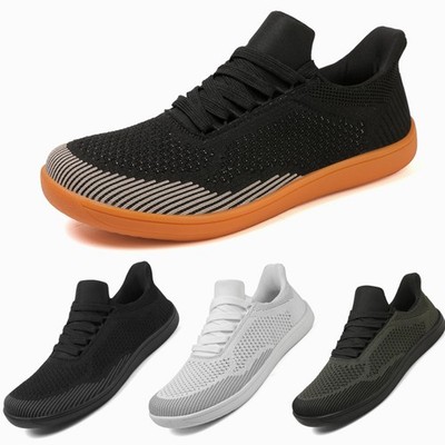 Men's Wide Toe Box Casual Barefoot Shoes Zero Drop Minimalist Sneakers Size 8-14