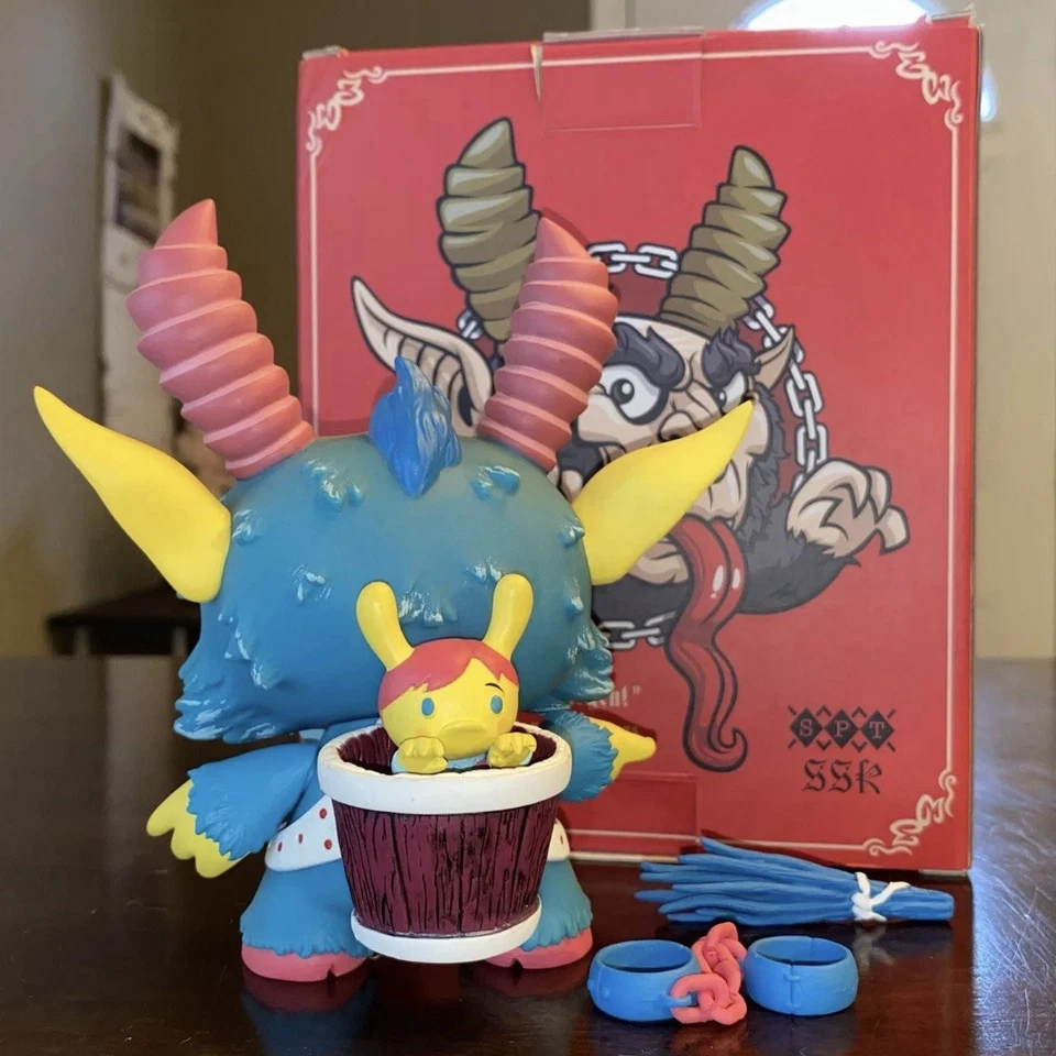 Bright Krampus - Scott Tolleson & SeriouslySillyK x Kidrobot - 5" Dunny (2017) - Image 3 of 4