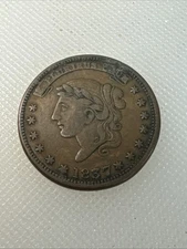 1837 hard times token not one cent FH3