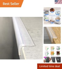 100 Silicone Clear Edge Protector Baby Proofing Furniture Guard, 3FT Pre-T...