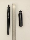 Wahl Eversharp Skyline Black Fountain Pen 14k Gold Nib Restored — photo 4