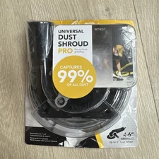 Dustless Technologies 4" - 6" Universal Dust Shroud Pro for Angle Grinders D1805