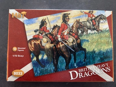 figurines 1/72 Premier Empire Dragons Cavalerie  Lourde Anglaise HAT - Photo 1/4