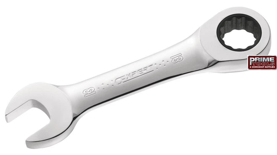 BRITOOL EXPERT Expert By Facom E110917 Short Stubby Ratchet Combination Spanner Wrench 13mm