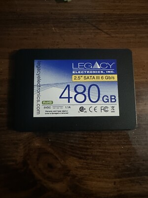 Legacy Electronics Inc 480GB 2.5'' SSD SATA III SSD1000-8