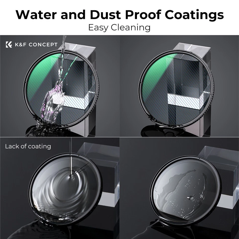 K&F Concept 49mm Blue Streak Filter (2mm) Ultra-clear Waterproof  NANO-X - Image 2 of 4