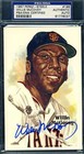 Willie McCovey Psa Dna Coa Signed Perez Steele Postcard Set Break Autograph