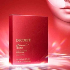 KOSE COSME DECORTE iP.Shot Advanced Mask 6.7ml ×12 Sheets Japan Wrinkle Care