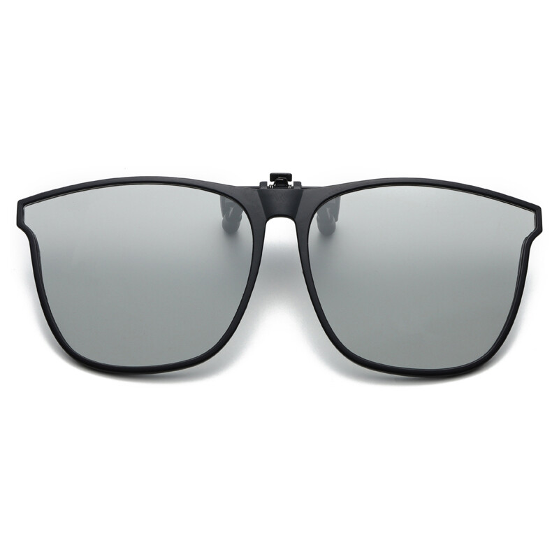 Polarized Clip On Flip Up Sunglasses Over Prescription Glasses