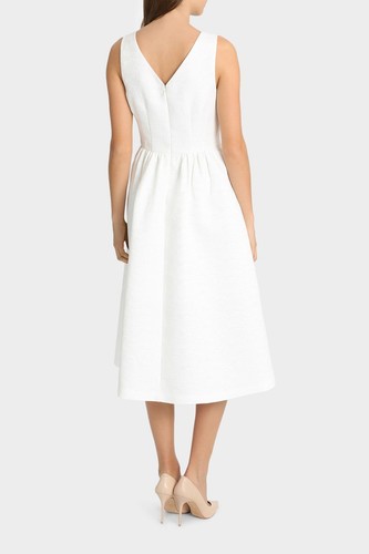 Hi There By Karen Walker- White Sleeveless Midi Dress- Size 8- New with Tags - Picture 3 of 21