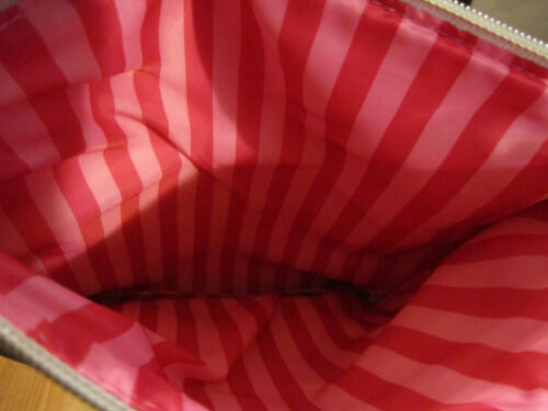 Bolso de Mano Plegable Victoria's Secret Angel Cuero Sintético Aniversario Nuevo con Etiquetas - Imagen 3 de 3