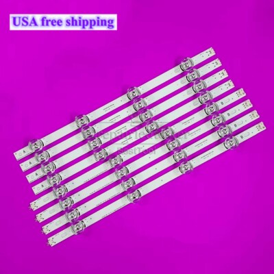 8Pcs LED Strips For LG DRT 3.0 42 42LB5550 42LB650V 42LB582V  42LB5610 42LB5700