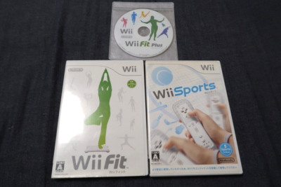 Nintendo Wii WiiFit WiiSports & Wii Fit & Wii Fit Plus