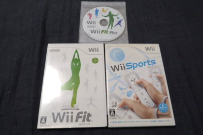 Nintendo Wii WiiFit WiiSports & Wii Fit & Wii Fit Plus