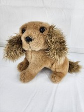 Vintage America Wego A Fiesta Toy Brown Plush Cocker Spaniel Stuffed Animal 11"
