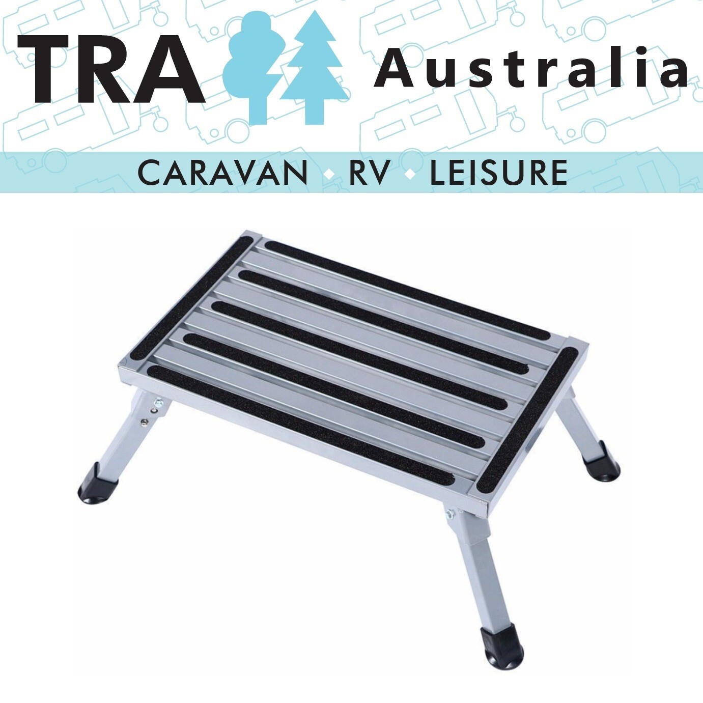 TRA Portable Step Caravan Camping Rv Accessories Ladder Camper