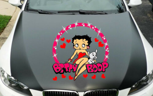 BETTY BOOP TRIBAL VINYL DECAL CAR TRUCK HOOD SIDE - Foto 2 di 3