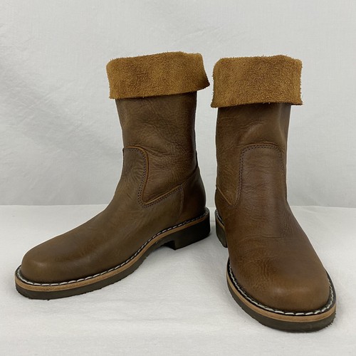 Roots Tribal Leather Boots Ladies Size 