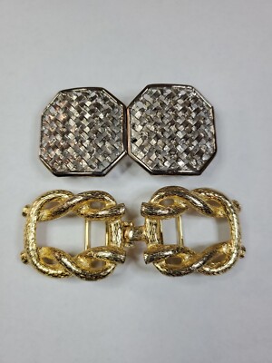 Vintage Rare 1975 Mimi di N  Gold toned Belt Buckle vintage mimi di n belt Buckle sea shells gold tone 1975  main image 4