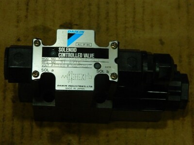 DAIKIN KSO-G02-3BA-30-E  HYDRAULIC VALVE 100V AC