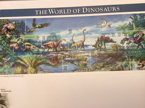 ICOLLECTZONE US 3036 Dinosours First Day Cancel FDC (A800) - Picture 6 of 6