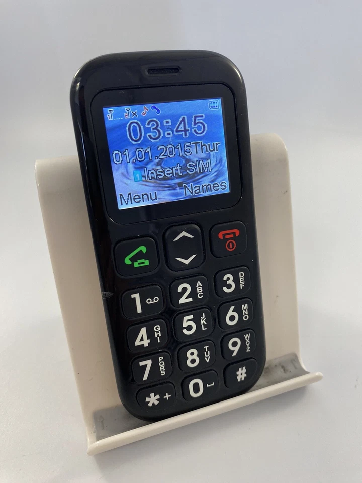 Unbranded W03 Ezzy Black Unlocked Dual Sim Classic Mobile Button Phone - Image 3 of 4