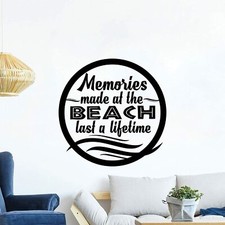 Lifetime Quote Beach Ocean Sea Vinyl Wall Art D cor Sticker for Home Room Decals