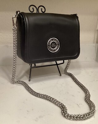 MARC JACOBS SMALL BLACK MESSENGER CROSSBODY